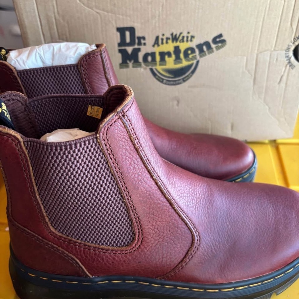 Dr. Martens Brown Leather Chelsea Boots